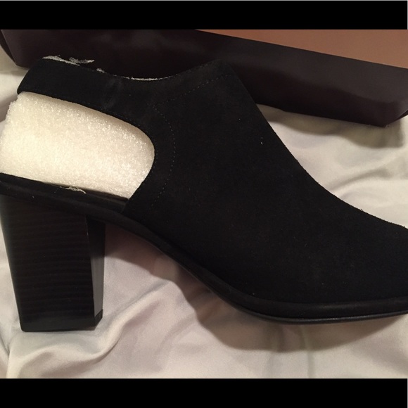 NEW Bandolino open toe suede booties - Picture 4 of 5